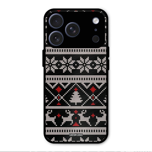 Christmas Pattern iPhone 17 Pro Mobile Back Cover - Aesthetic PrintShield Case