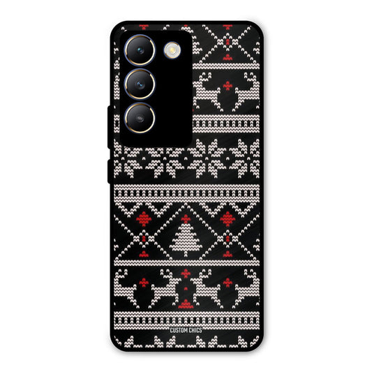 Christmas Pattern Vivo Y200e Mobile Back Cover - Aesthetic PrintShield Case
