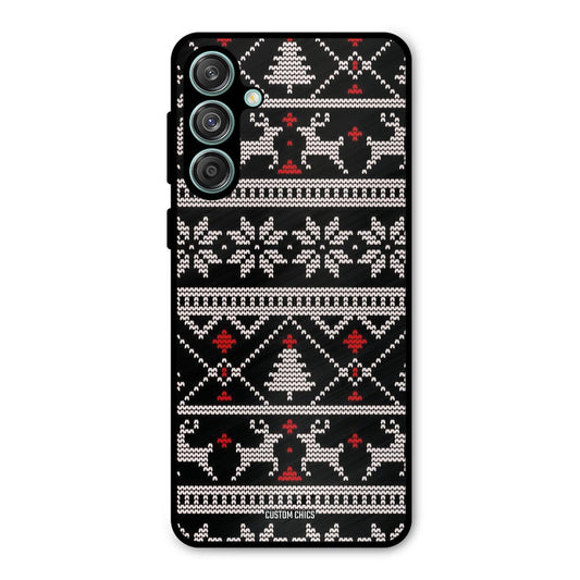 Christmas Pattern Samsung Galaxy M55 5G Mobile Back Cover - Aesthetic PrintShield Case