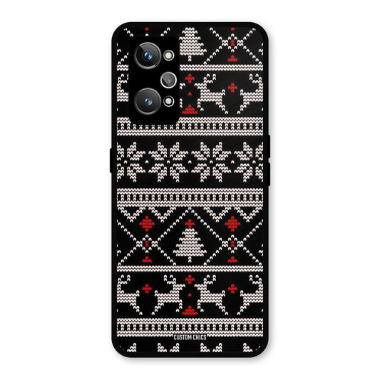 Christmas Pattern Realme GT 2 Mobile Back Cover - Aesthetic PrintShield Case
