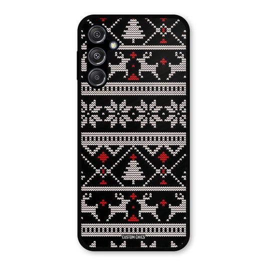 Christmas Pattern Samsung Galaxy M34 5G Mobile Back Cover - Aesthetic PrintShield Case