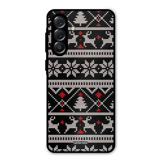 Christmas Pattern Samsung Galaxy A56 5G Mobile Back Cover - Aesthetic PrintShield Case