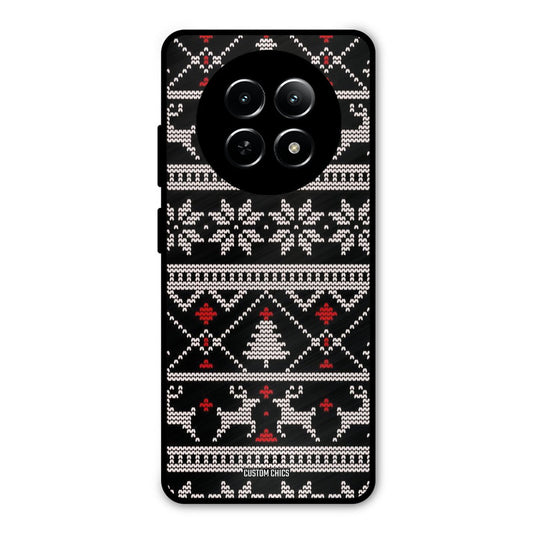 Christmas Pattern Realme Narzo N65 Mobile Back Cover - Aesthetic PrintShield Case