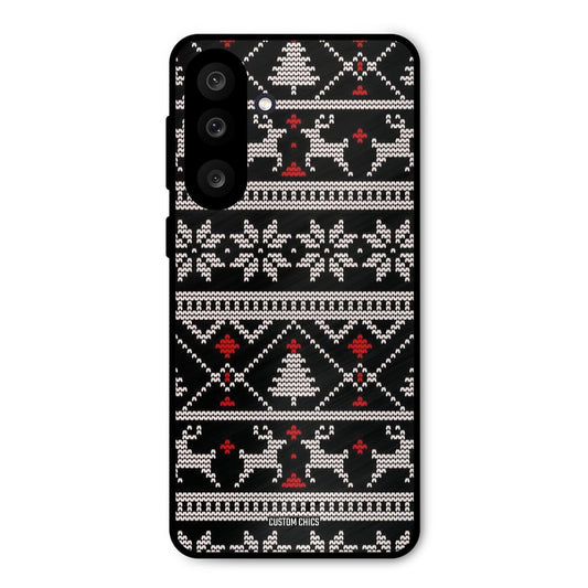 Christmas Pattern Samsung Galaxy M56 Mobile Back Cover - Aesthetic PrintShield Case
