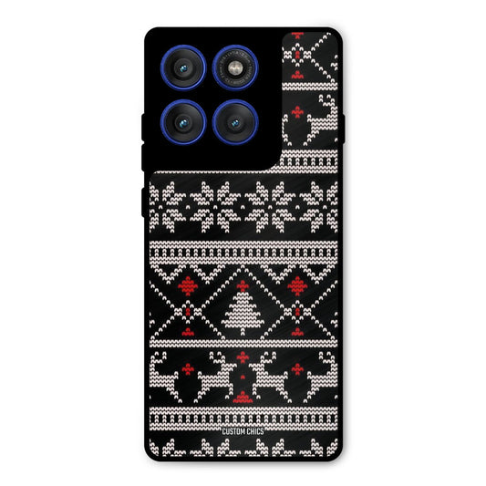 Christmas Pattern Motorola Edge 60 Pro Mobile Back Cover - Aesthetic PrintShield Case