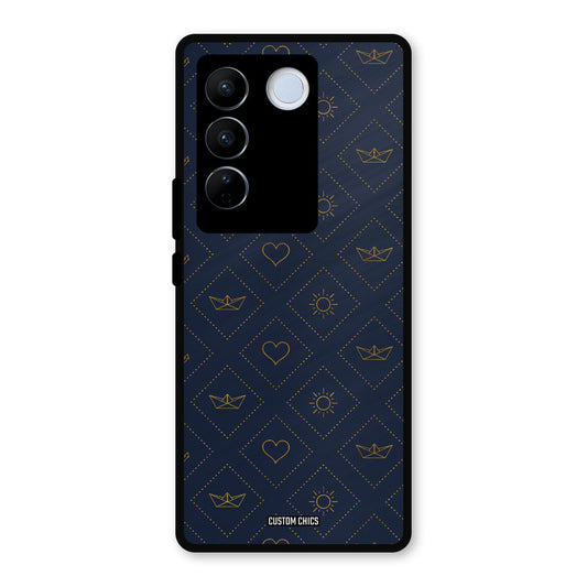 Clean Shapes Vivo V27 Pro Mobile Back Cover - Aesthetic PrintShield Case