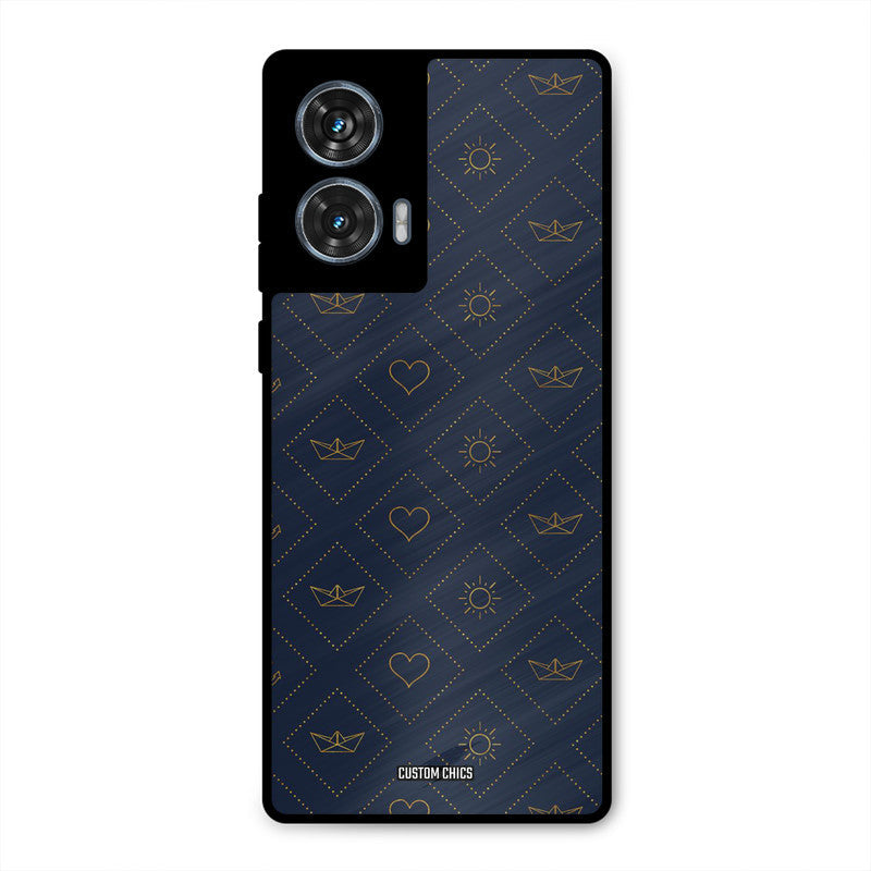 Clean Shapes Moto G96 Mobile Back Cover - Aesthetic PrintShield Case