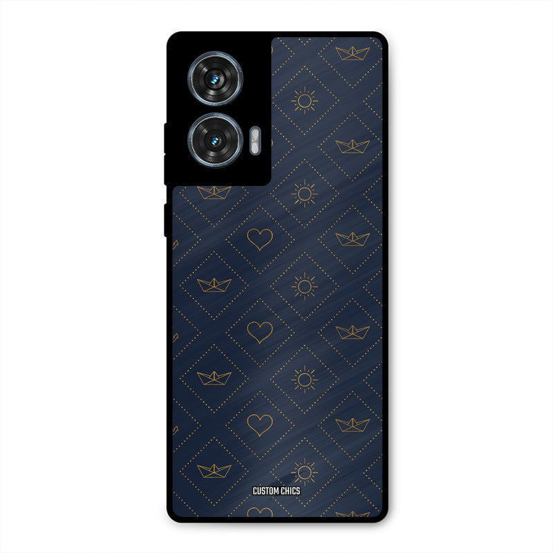 Clean Shapes Motorola Edge 50 Fusion Mobile Back Cover - Aesthetic PrintShield Case