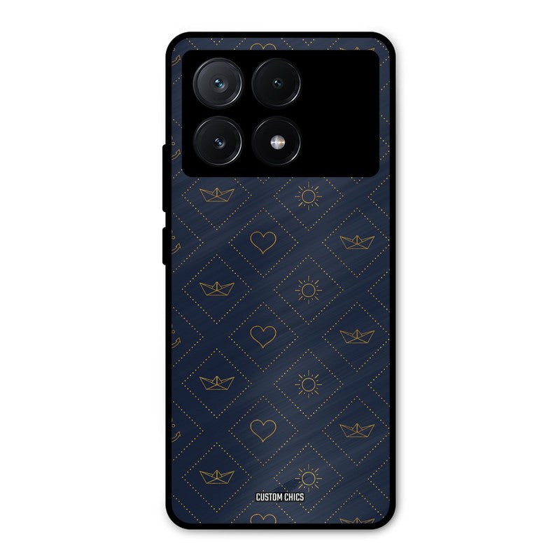 Clean Shapes Poco X6 Pro Mobile Back Cover - Aesthetic PrintShield Case