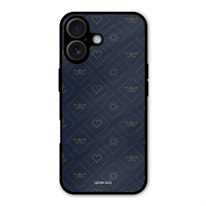 Clean Shapes iPhone 16 Plus Mobile Back Cover - Aesthetic PrintShield Case