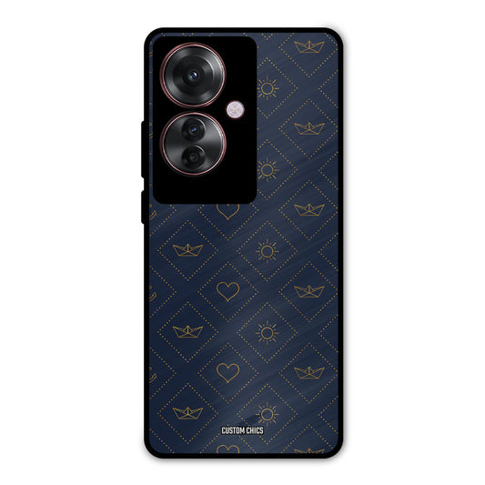 Clean Shapes Oppo F25 Pro Mobile Back Cover - Aesthetic PrintShield Case