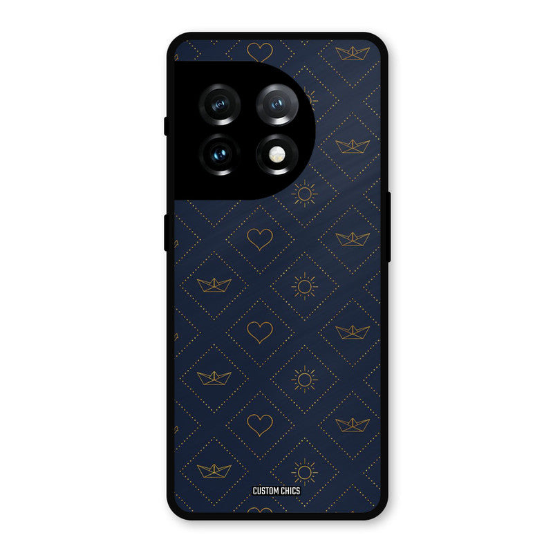 Clean Shapes OnePlus 11 Mobile Back Cover - Aesthetic PrintShield Case