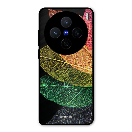 Colorful Leaves Vivo X200 Mobile Back Cover - Aesthetic PrintShield Case
