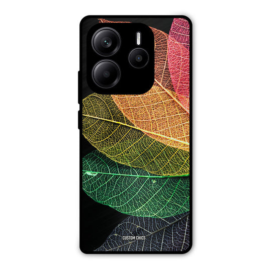 Colorful Leaves Redmi Note 14 Mobile Back Cover - Aesthetic PrintShield Case
