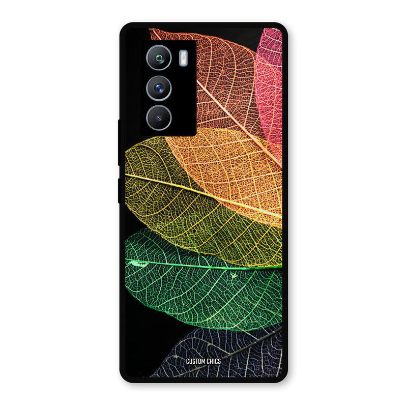 Colorful Leaves iQOO 9SE Mobile Back Cover - Aesthetic PrintShield Case