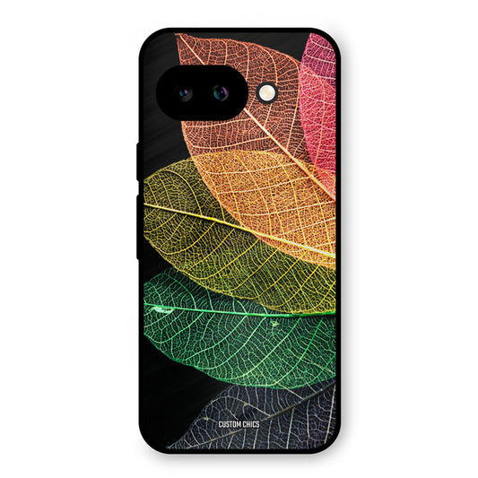 Colorful Leaves Google Pixel 9A Mobile Back Cover - Aesthetic PrintShield Case