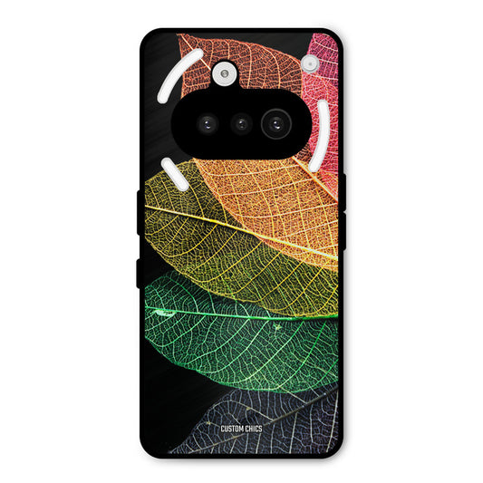 Colorful Leaves Nothing Phone 3A Mobile Back Cover - Aesthetic PrintShield Case