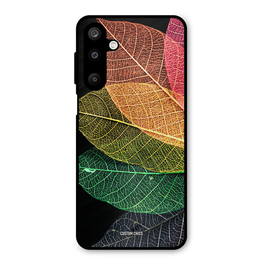 Colorful Leaves Samsung Galaxy M16 Mobile Back Cover - Aesthetic PrintShield Case