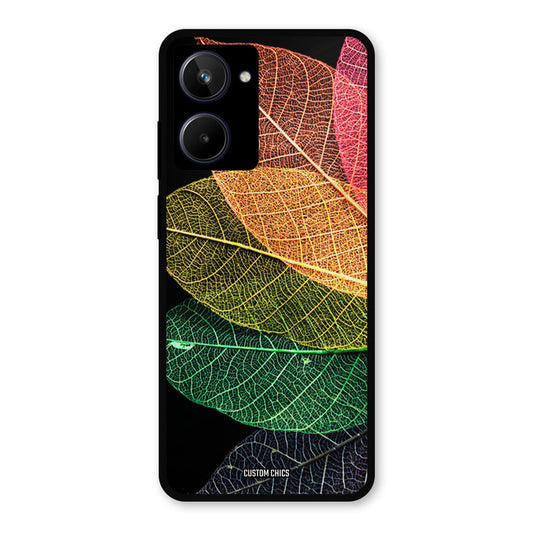 Colorful Leaves Realme 10 Mobile Back Cover - Aesthetic PrintShield Case
