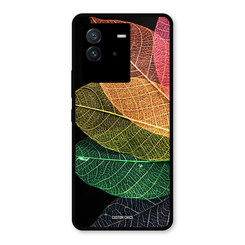 Colorful Leaves iQoo Neo 6 Mobile Back Cover - Aesthetic PrintShield Case