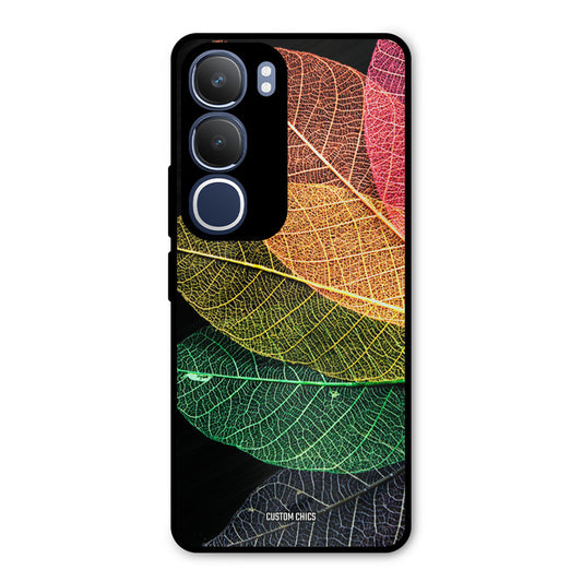 Colorful Leaves Vivo Y29 Mobile Back Cover - Aesthetic PrintShield Case
