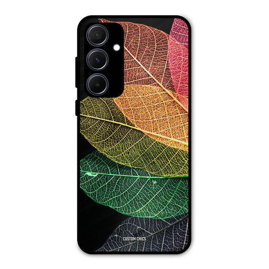 Colorful Leaves Samsung Galaxy A35 5G Mobile Back Cover - Aesthetic PrintShield Case