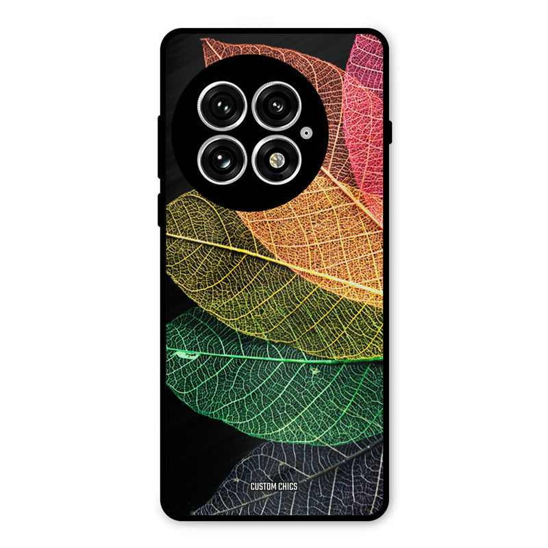 Colorful Leaves Oneplus 13 Mobile Back Cover - Aesthetic PrintShield Case