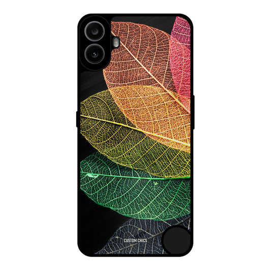 Colorful Leaves Nothing CMF Phone 1 Mobile Back Cover - Aesthetic PrintShield Case