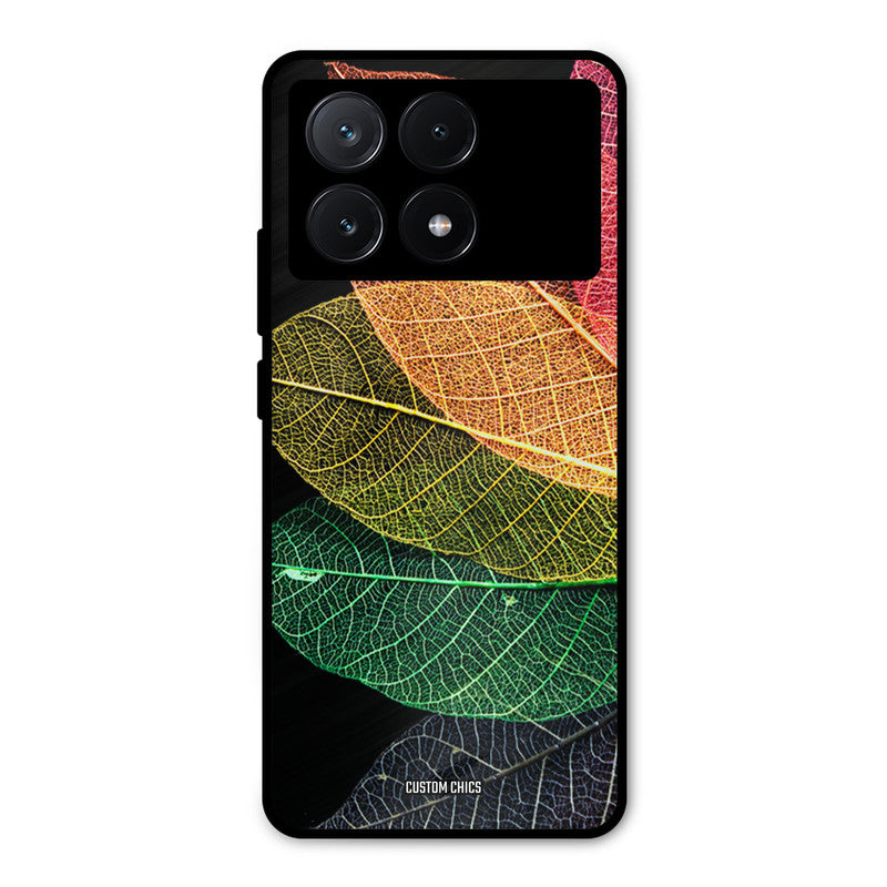 Colorful Leaves Poco X6 Pro Mobile Back Cover - Aesthetic PrintShield Case