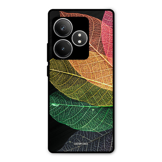 Colorful Leaves Realme GT 6T Mobile Back Cover - Aesthetic PrintShield Case