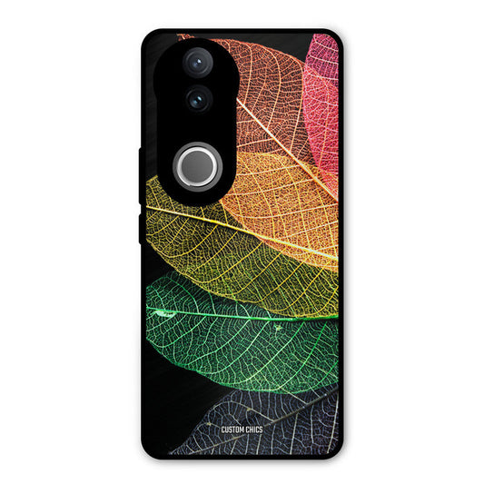 Colorful Leaves iQOO Z10R Mobile Back Cover - Aesthetic PrintShield Case