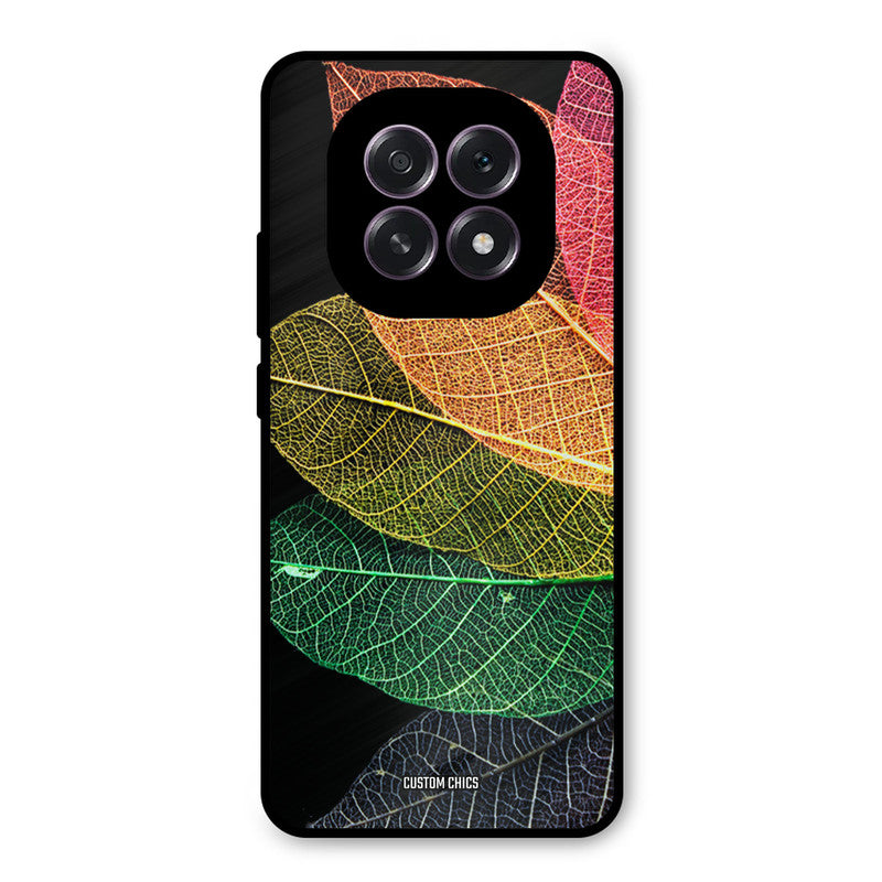 Colorful Leaves Oppo F29 Mobile Back Cover - Aesthetic PrintShield Case