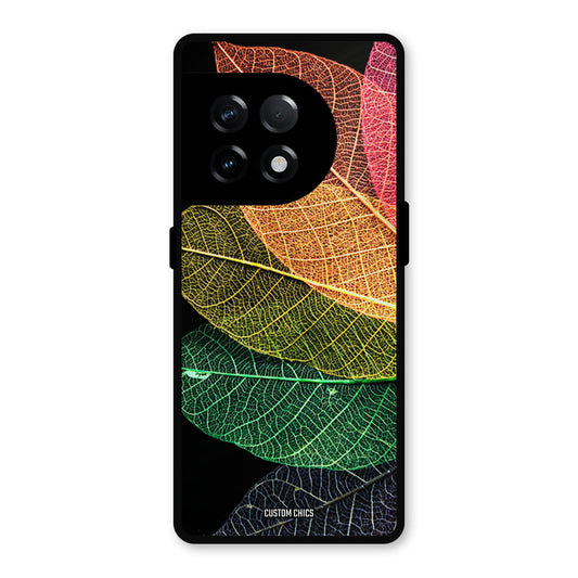 Colorful Leaves OnePlus 11R Mobile Back Cover - Aesthetic PrintShield Case
