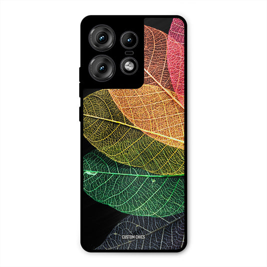 Colorful Leaves Motorola Edge 50 Pro Mobile Back Cover - Aesthetic PrintShield Case