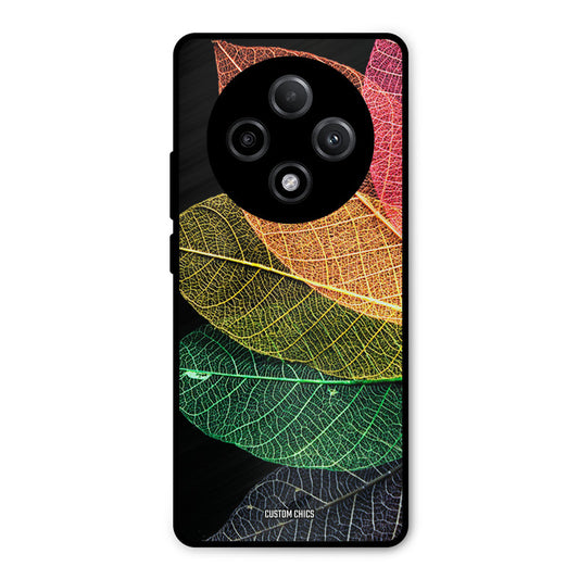 Colorful Leaves Oppo F27 Pro Plus 5G Mobile Back Cover - Aesthetic PrintShield Case
