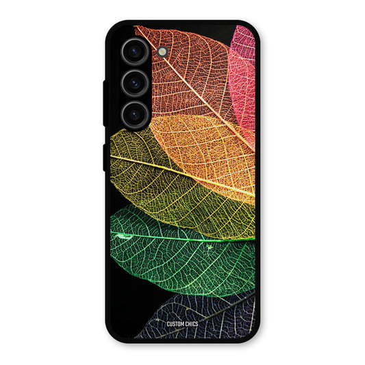 Colorful Leaves Samsung Galaxy S23 Mobile Back Cover - Aesthetic PrintShield Case