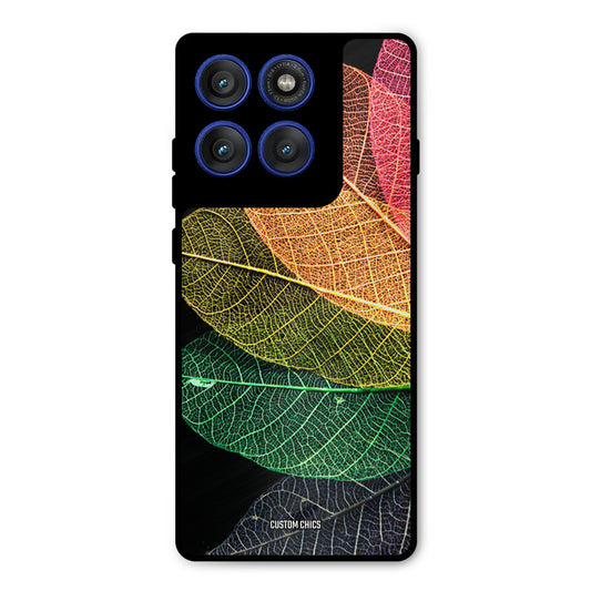 Colorful Leaves Motorola Edge 60 Pro Mobile Back Cover - Aesthetic PrintShield Case