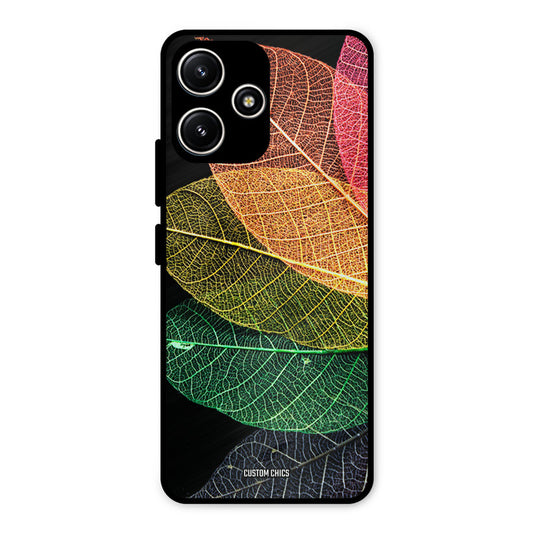 Colorful Leaves Redmi 12 5G Mobile Back Cover - Aesthetic PrintShield Case