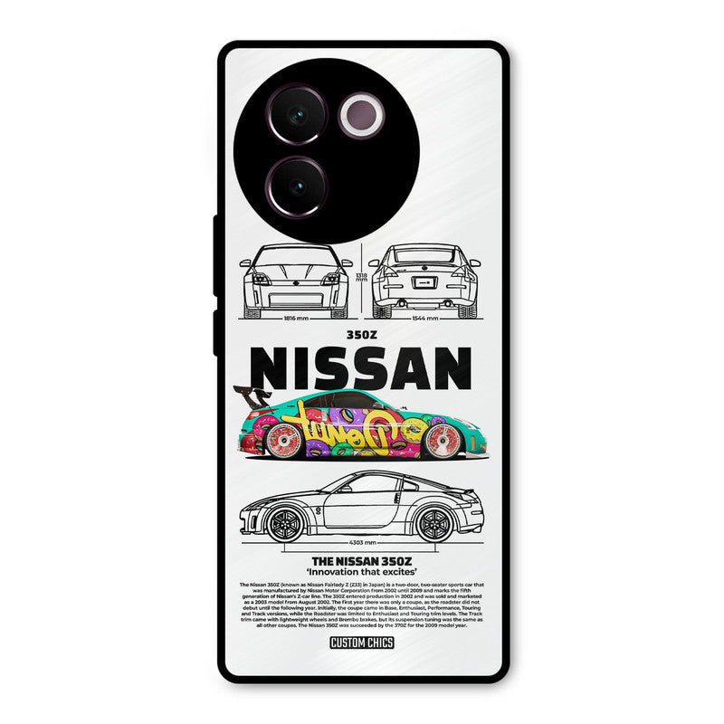 Colorful Nissan Vivo V30e Mobile Back Cover - Car&Bike PrintShield Case