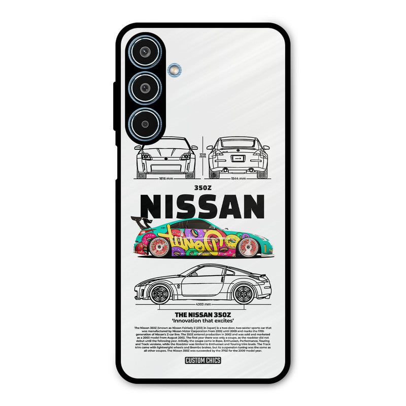 Colorful Nissan Samsung Galaxy M35 5G Mobile Back Cover - Car&Bike PrintShield Case