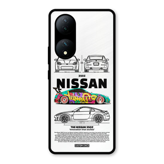 Colorful Nissan Vivo Y100 Mobile Back Cover - Car&Bike PrintShield Case
