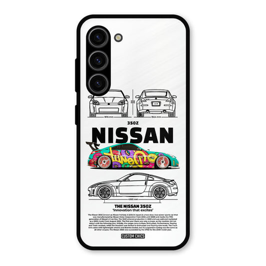 Colorful Nissan Samsung Galaxy S23 Mobile Back Cover - Car&Bike PrintShield Case