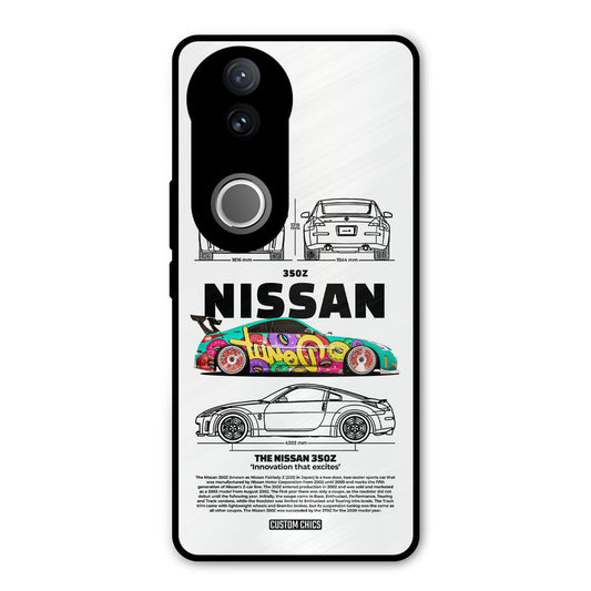 Colorful Nissan Vivo V50 Mobile Back Cover - Car&Bike PrintShield Case