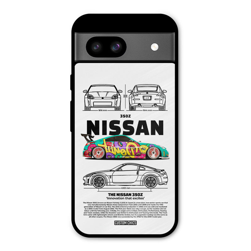 Colorful Nissan Google Pixel 8a Mobile Back Cover - Car&Bike PrintShield Case
