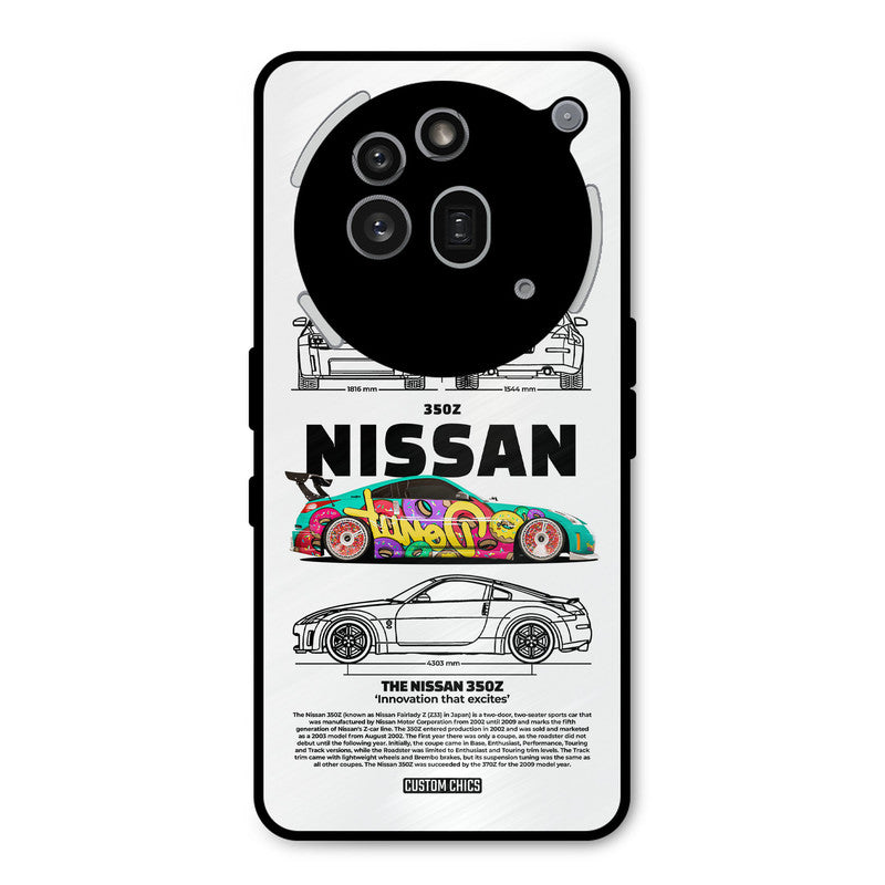 Colorful Nissan Nothing Phone 3A Pro Mobile Back Cover - Car&Bike PrintShield Case