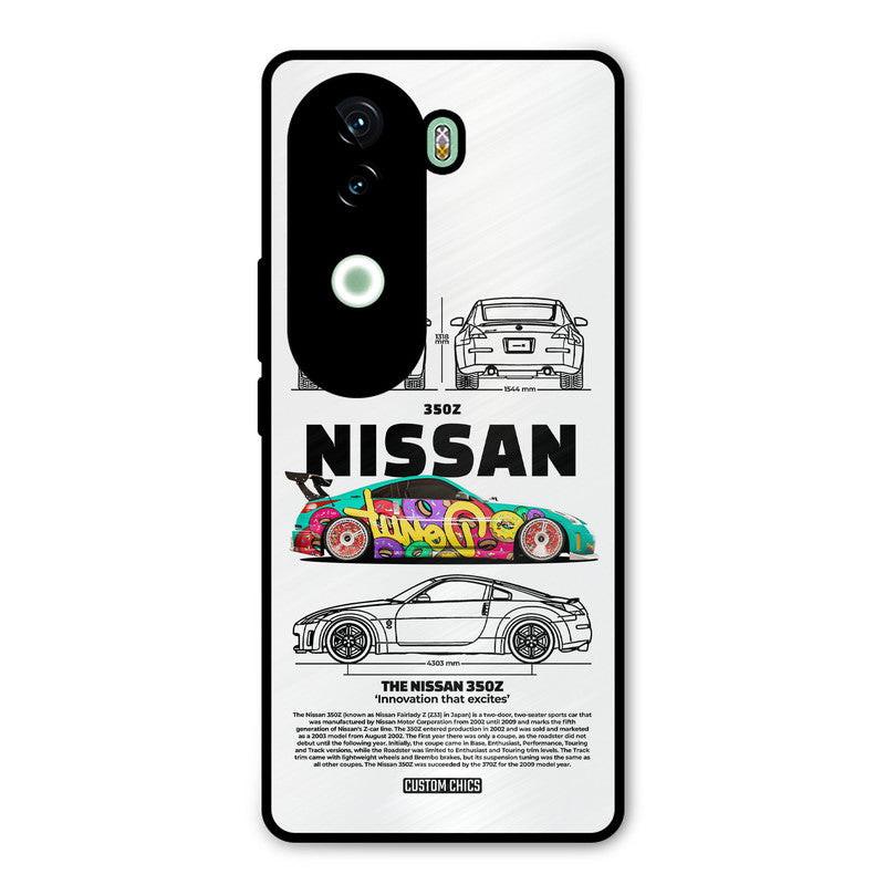 Colorful Nissan iQOO Z9s Mobile Back Cover - Car&Bike PrintShield Case