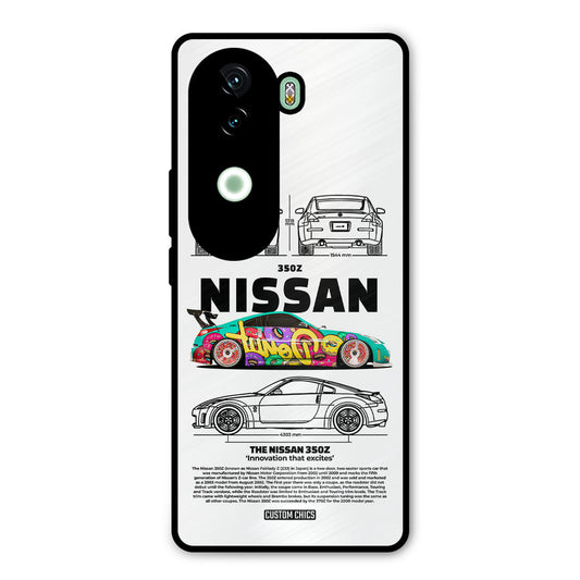 Colorful Nissan iQOO Z9s Mobile Back Cover - Car&Bike PrintShield Case