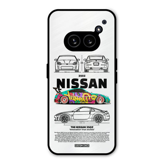 Colorful Nissan Nothing Phone 2a Mobile Back Cover - Car&Bike PrintShield Case