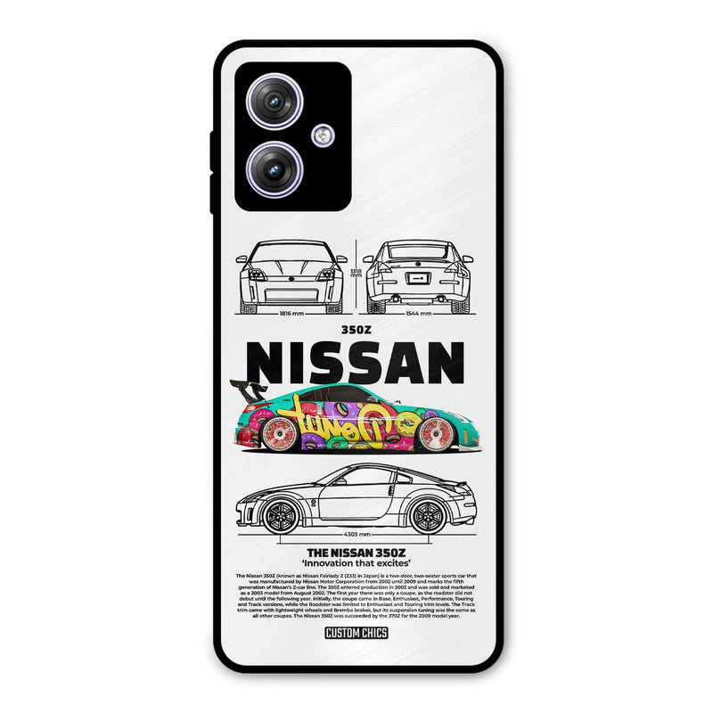 Colorful Nissan Moto G54 Mobile Back Cover - Car&Bike PrintShield Case