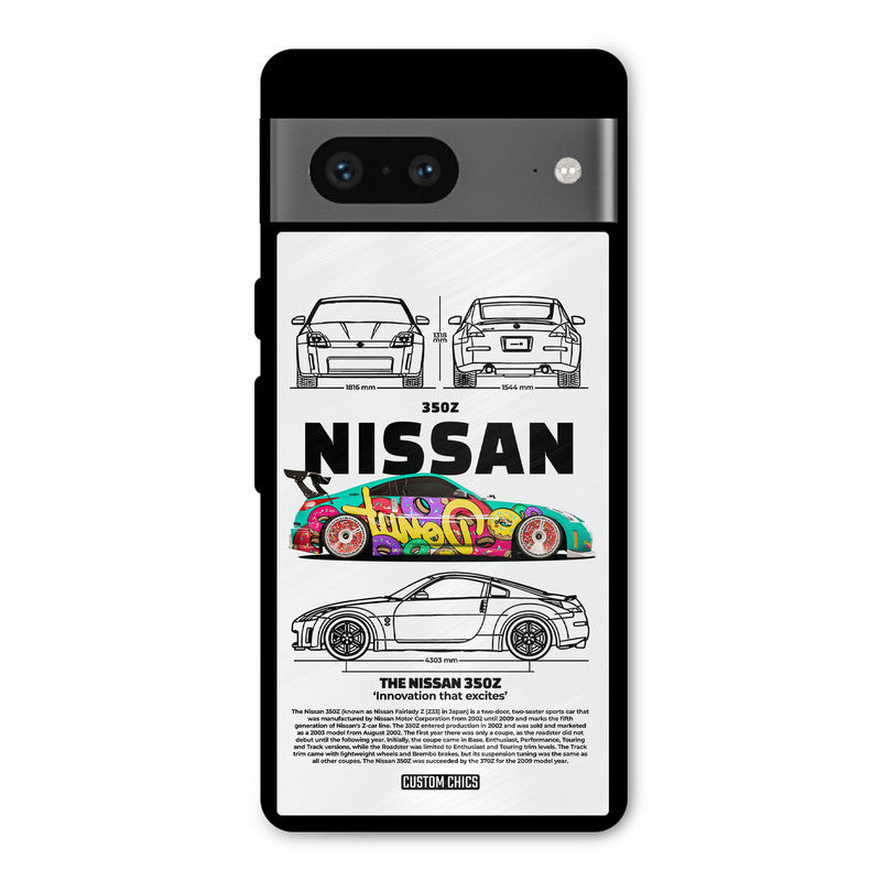 Colorful Nissan Google Pixel 7 Mobile Back Cover - Car&Bike PrintShield Case